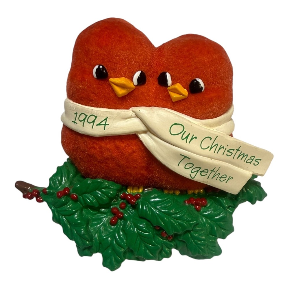 Vintage 1994 Hallmark Keepsake Ornament Our Christmas Together Birds QX4816